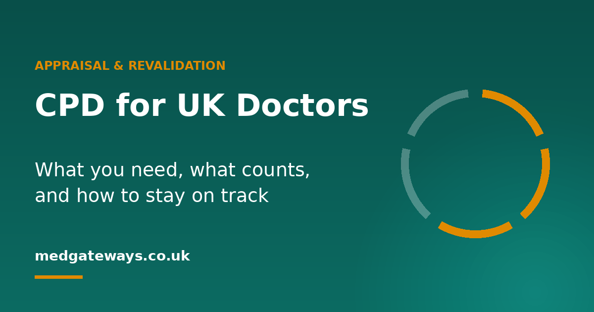 CPD for UK Doctors: What You Need for Appraisal and Revalidation