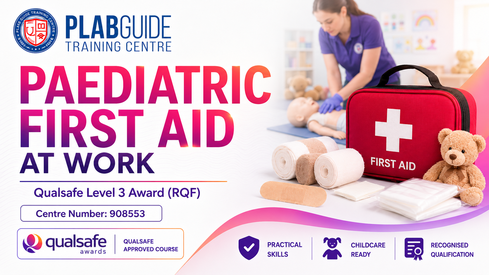 Qualsafe Level 3 Award in Paediatric First Aid (RQF)